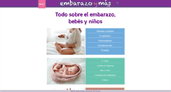 Desktop Screenshot of embarazoymas.net